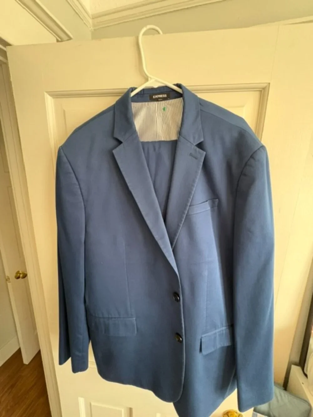 Mens Express Navy 2 Piece Suit